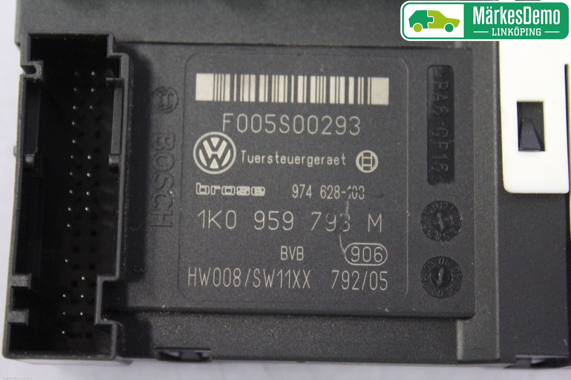 Volkswagen VW GOLF V 04-09 Vindusheismotor
