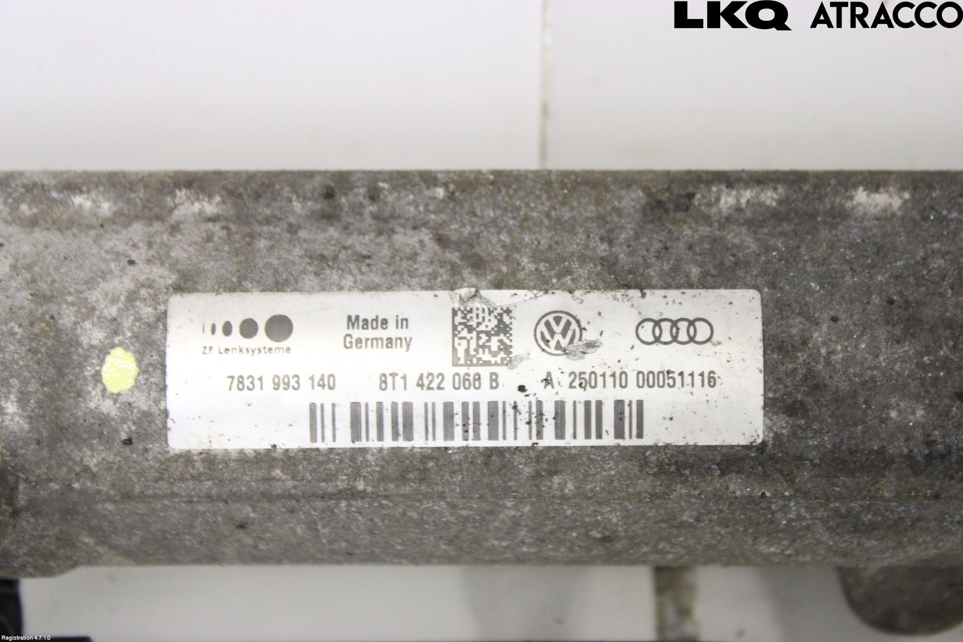 Audi A5 07-16 Servo Snekke - Tannstang