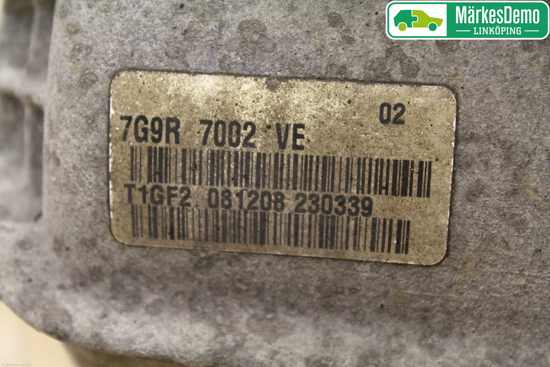 Volvo V70 08-13 Gearkasse 5 Trinn