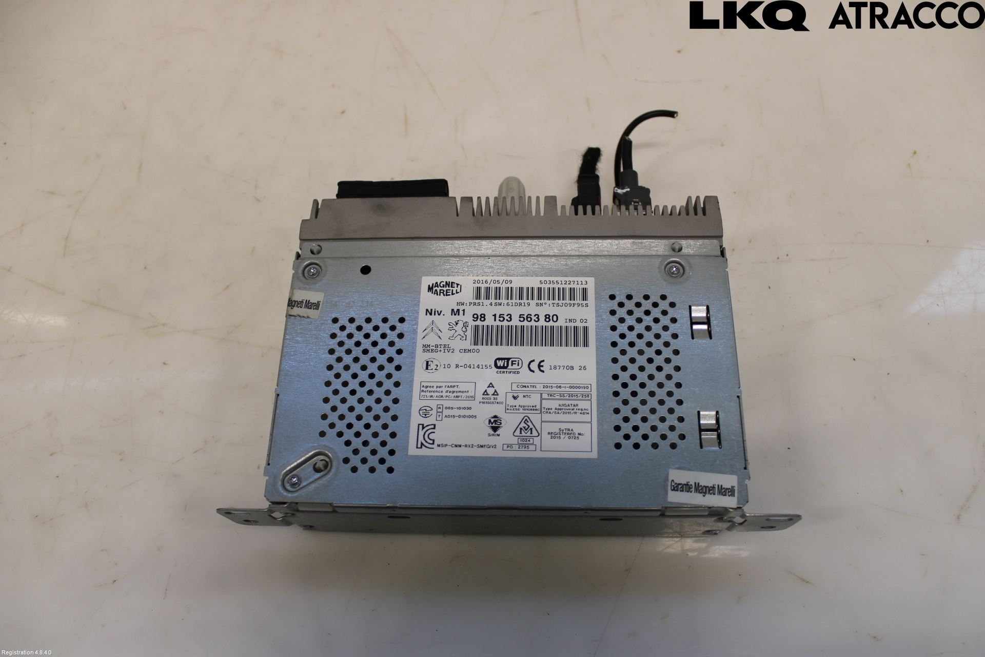 Peugeot 2008 13-20 Stereo Radio Med Cd