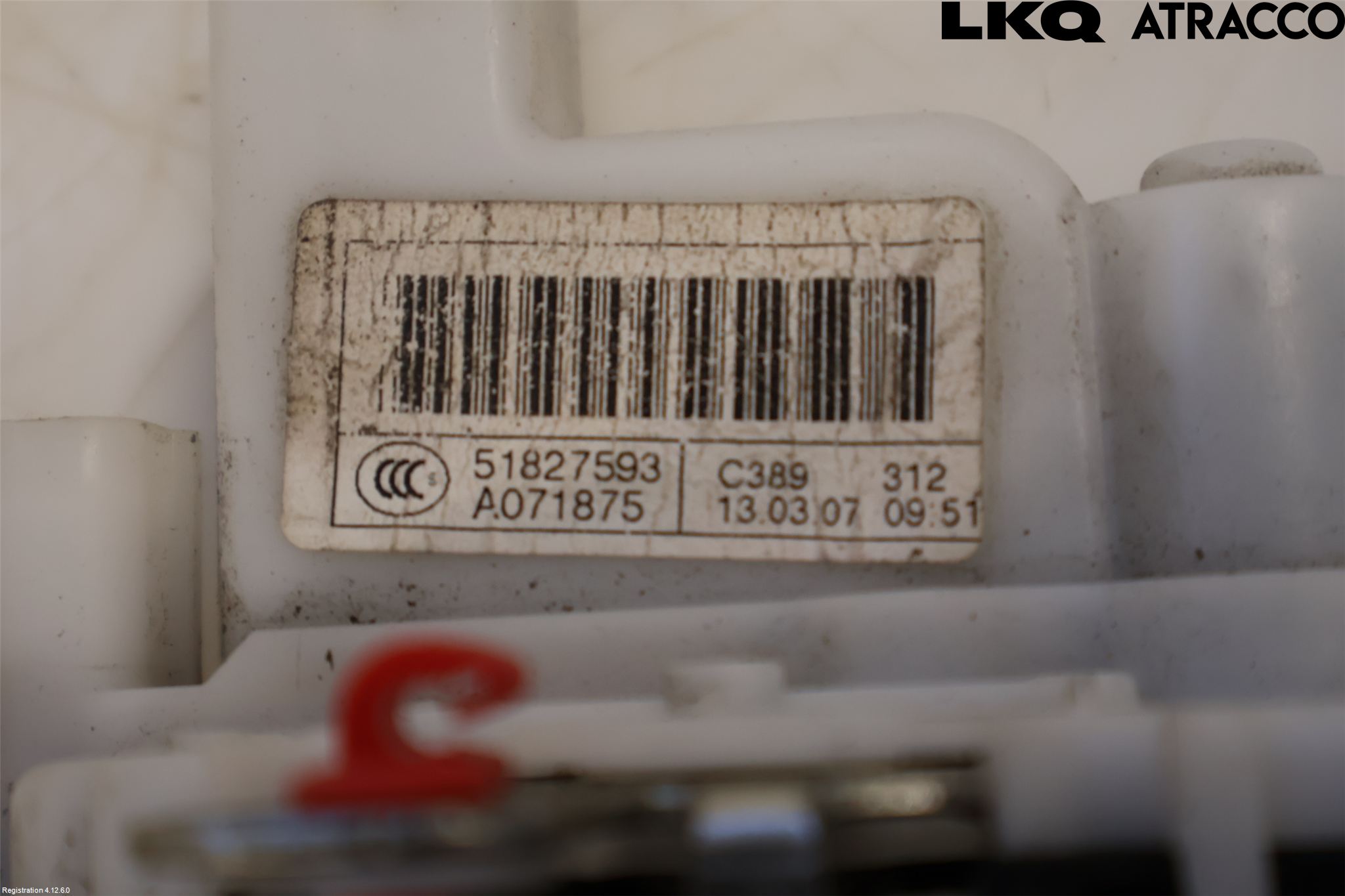 Fiat 500 07- Dørlås - Låsekasse