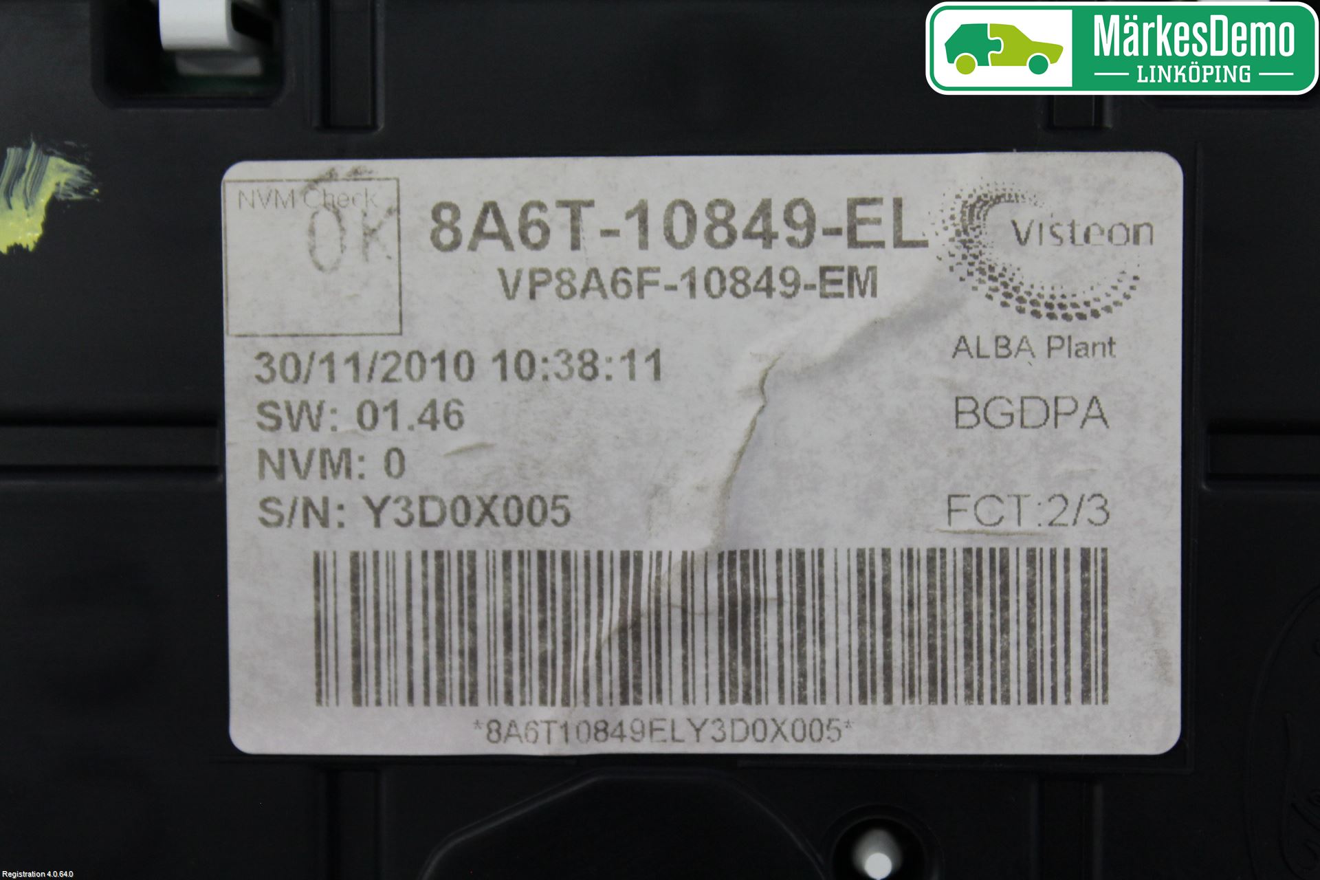 Ford FIESTA 09-12 Instr Kombinert