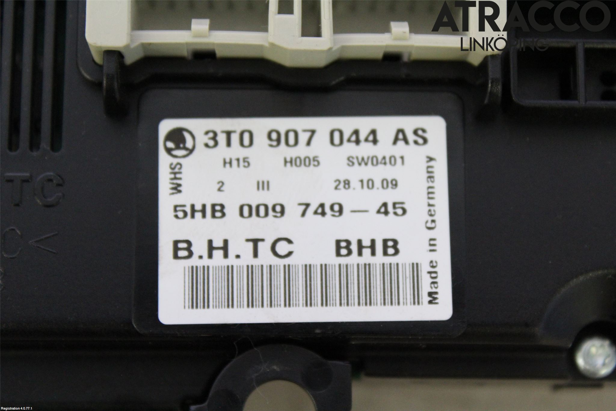 Skoda OCTAVIA (1Z) 05-13 Varme Ac Betjening-Display