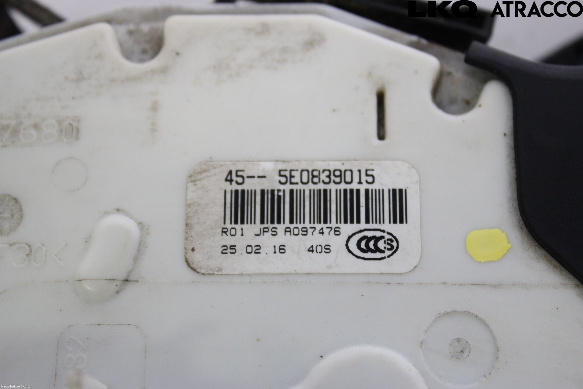 Volkswagen VW PASSAT 15-19 Dørlås - Låsekasse