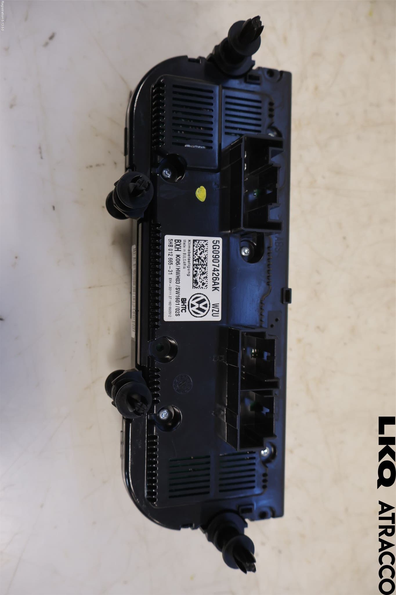 Volkswagen VW GOLF / E-GOLF VII 13-20 Varme Ac Betjening-Display