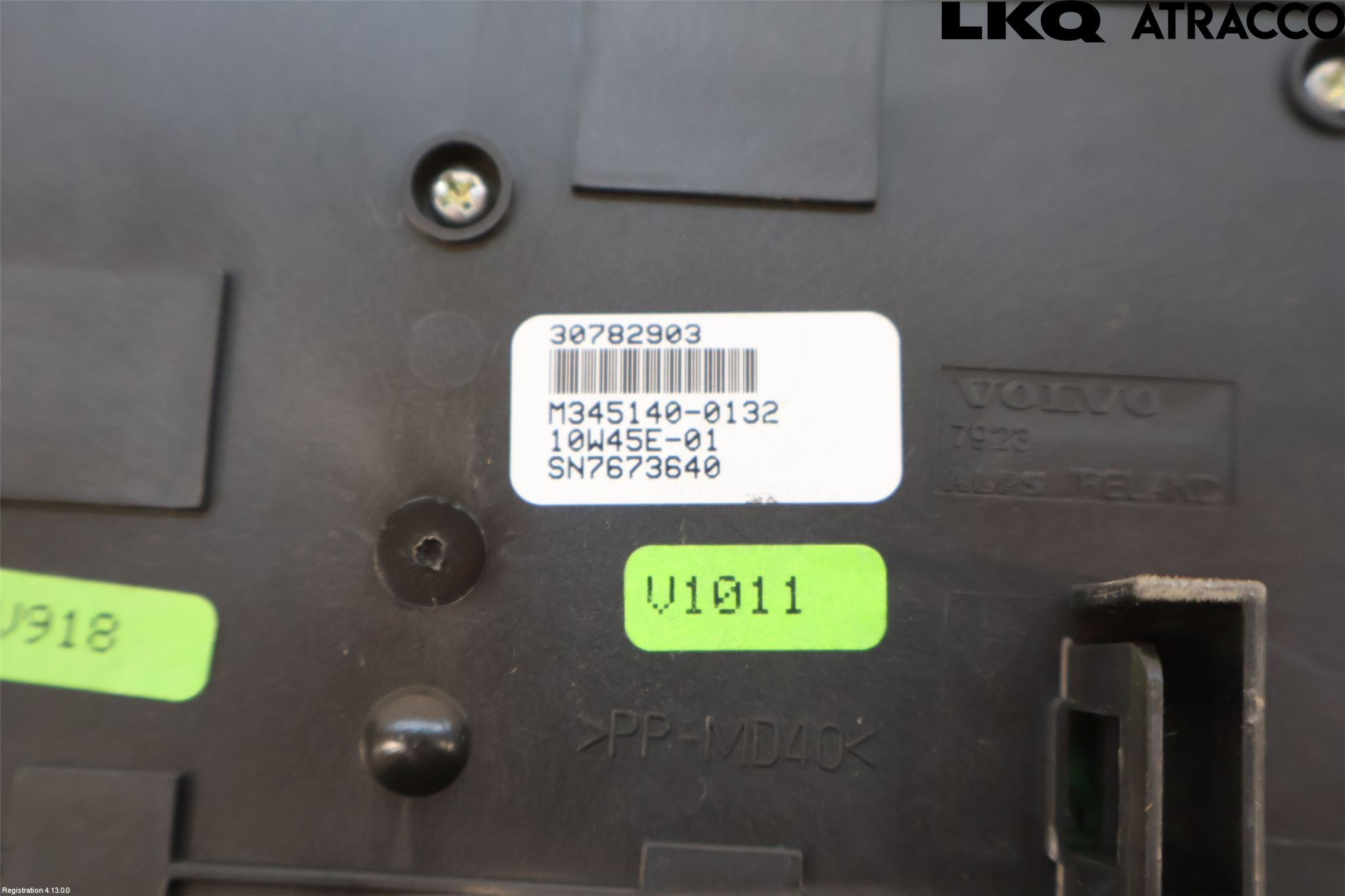 Volvo V70 08-13 Varme Ac Betjening-Display