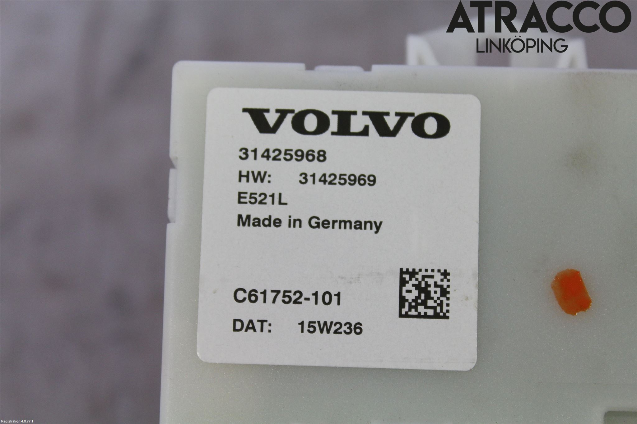 Volvo XC60 14-17 Styreenhet Bakluke