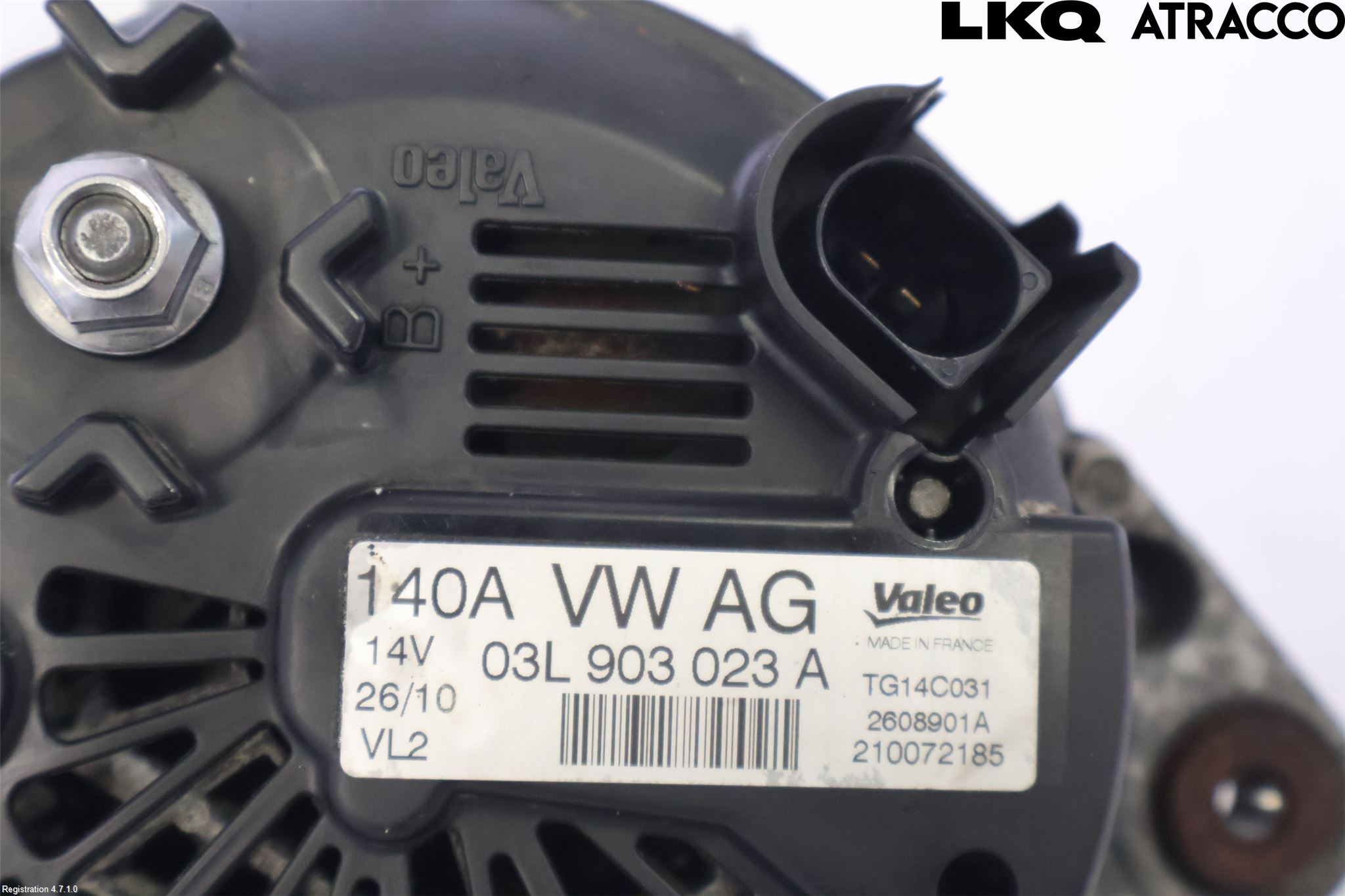 Volkswagen VW GOLF VI 09-13 Dynamo