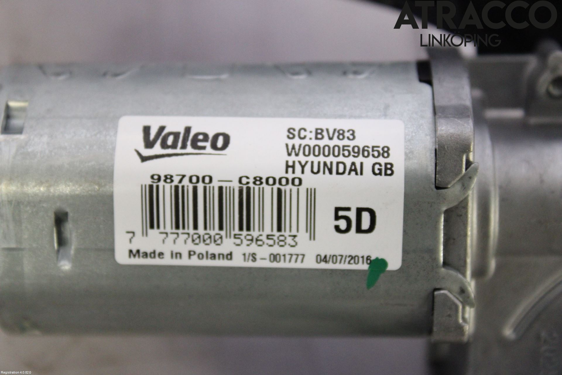 Hyundai i20 GB 15-20 Viskermotor Bakluke