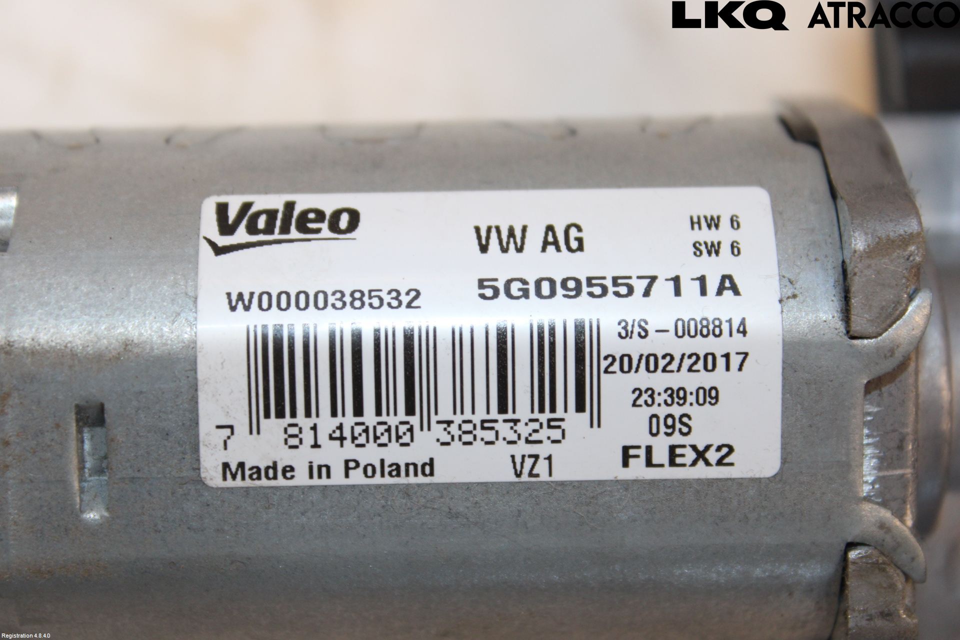 Volkswagen VW GOLF / E-GOLF VII 13-20 Viskermotor Bakluke