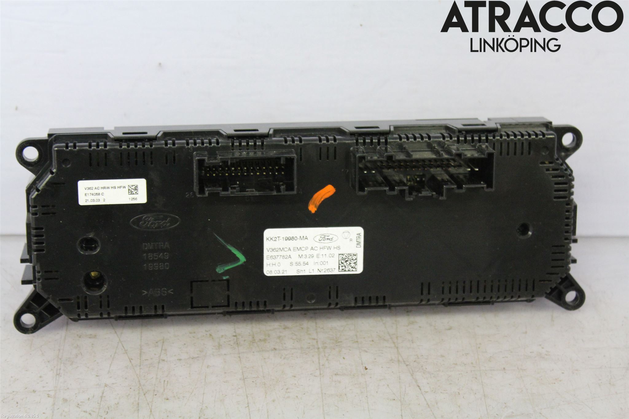 Ford TRANSIT/TOURNEO CUSTOM 13-24 Varme Ac Betjening-Display