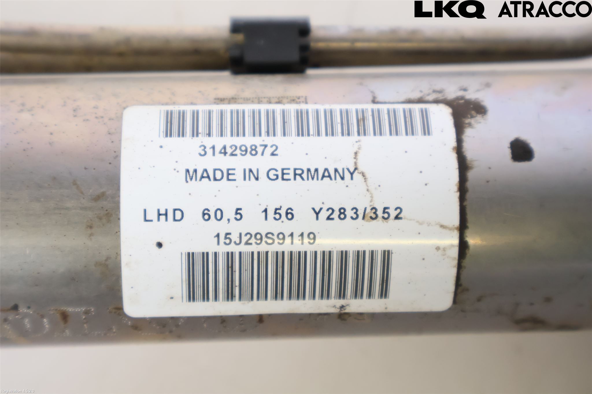 Volvo V60 14-18 Servo Snekke - Tannstang