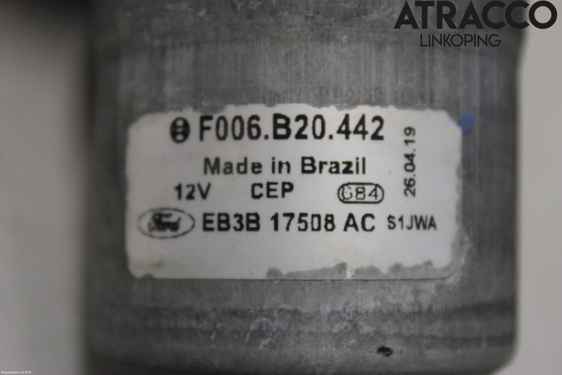 Ford RANGER EU 12-23 Viskermotor Frontrute