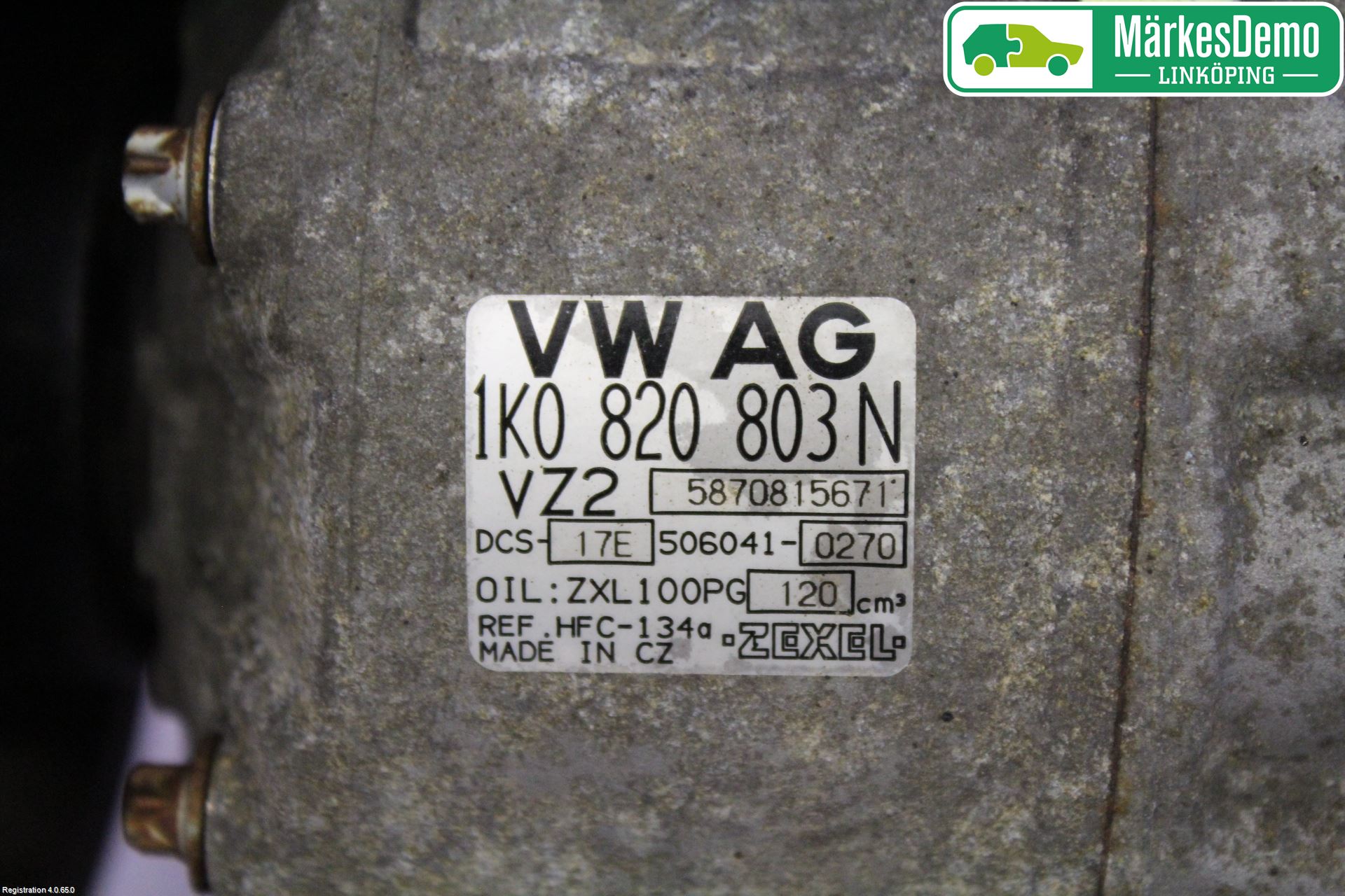 Skoda OCTAVIA (1Z) 05-13 Varme Ac Kompressor