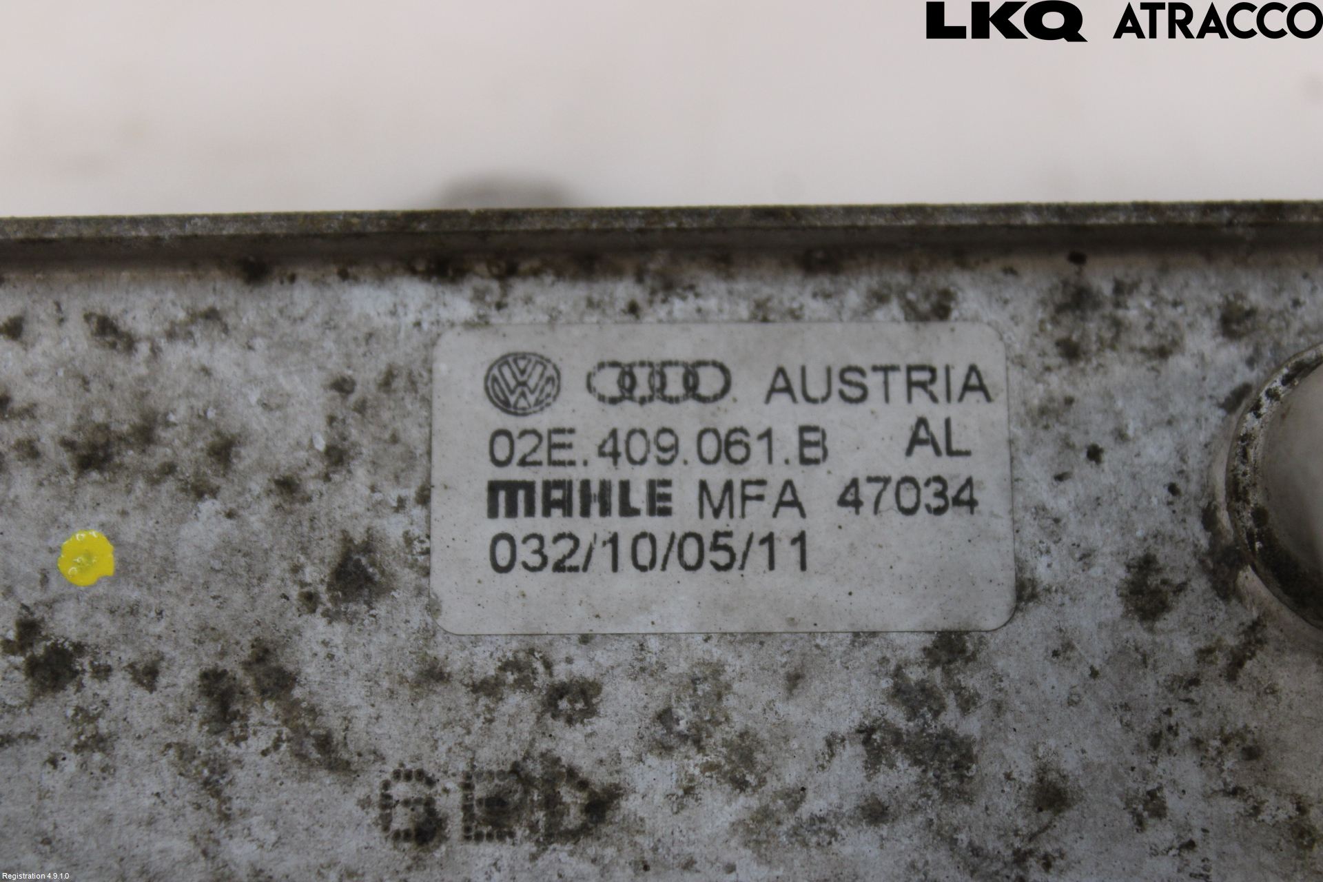 Volkswagen VW PASSAT 11-14 Radiator Oljekjøler Automatgea
