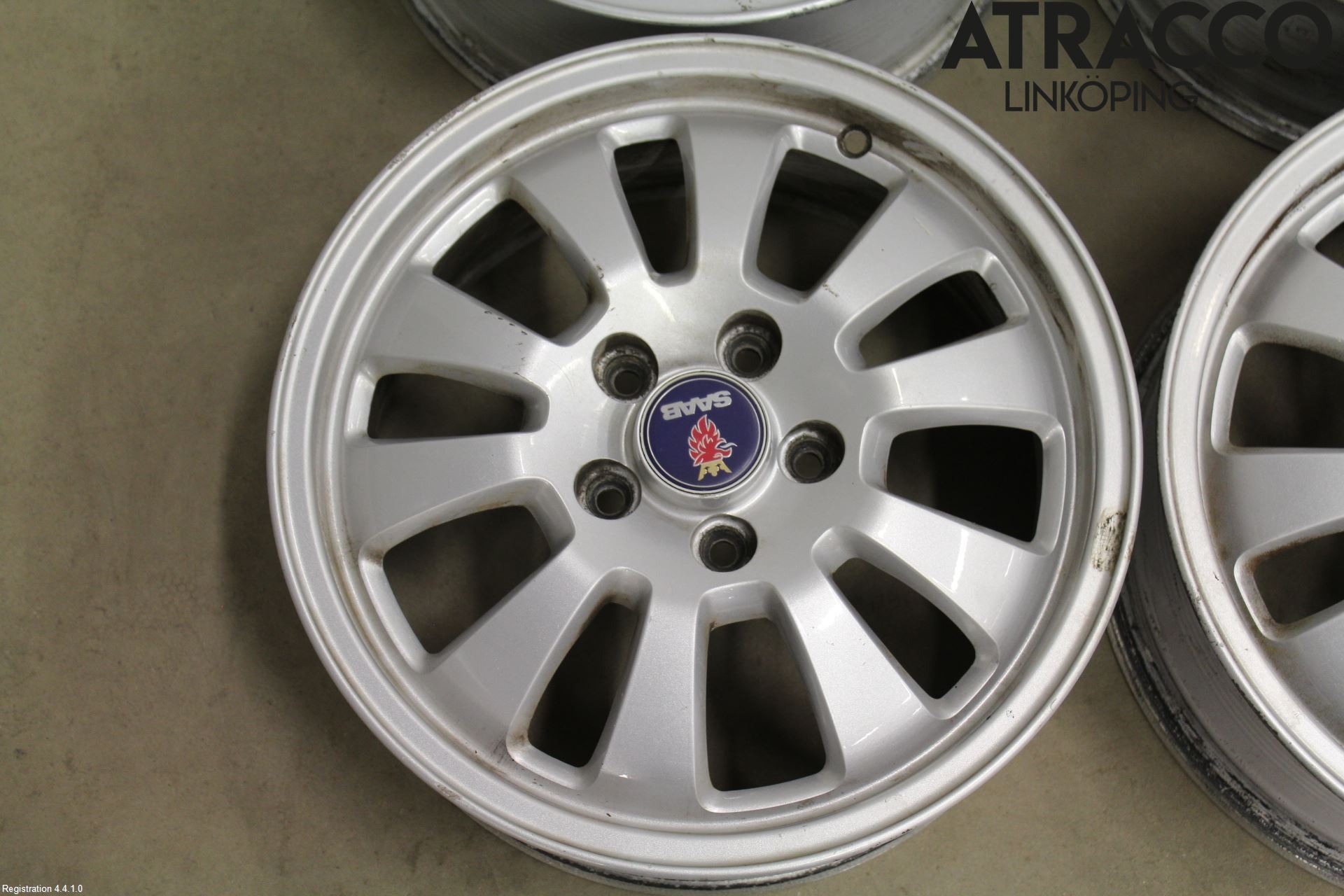 Saab 9-3 VER 2 Felg Aluminium Sett 4Stk