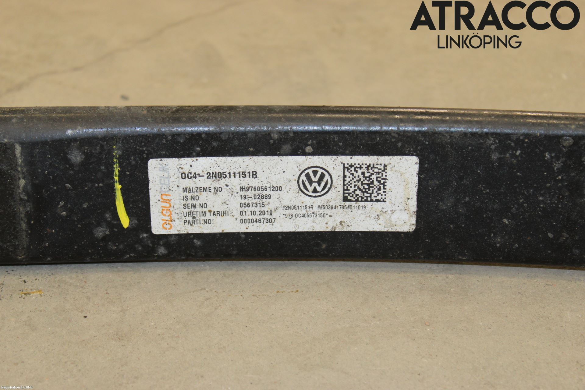 Volkswagen VW CRAFTER II / E-CRAFTER 17- Fjær Bak Blad