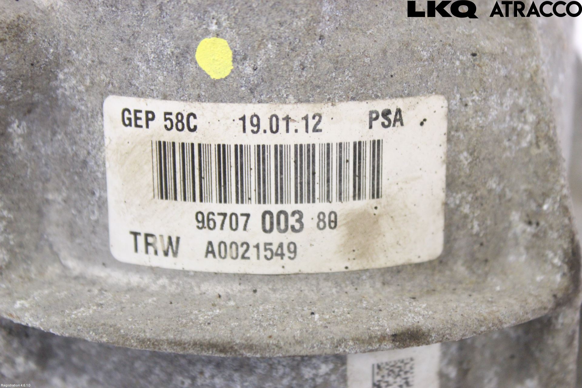 Peugeot 308 08-13 Servostyring Eletrisk Pumpe