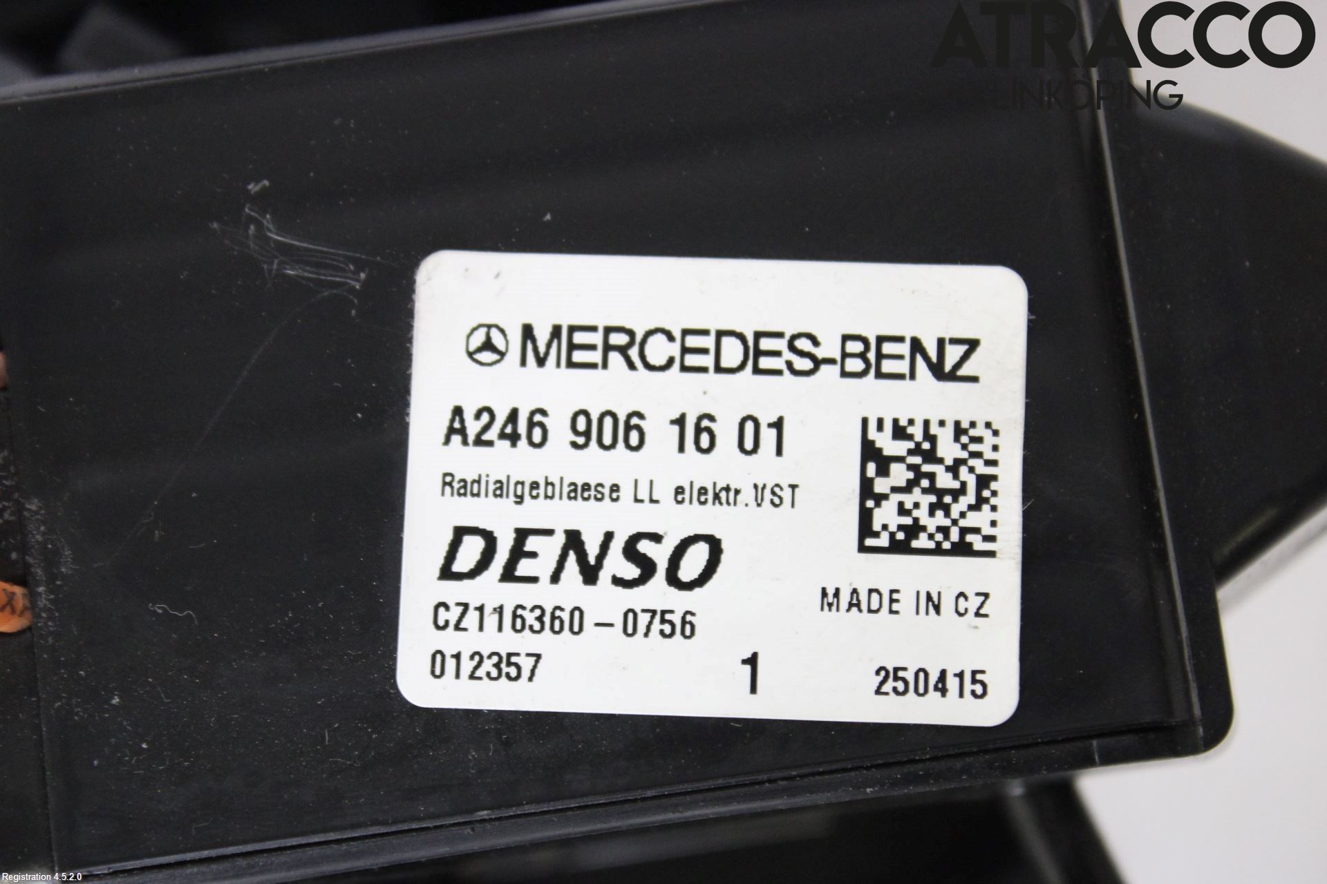 Mercedes-Benz MB CLA-KLASS (C117/X117) 13-19 Varmeapparat Viftemotor