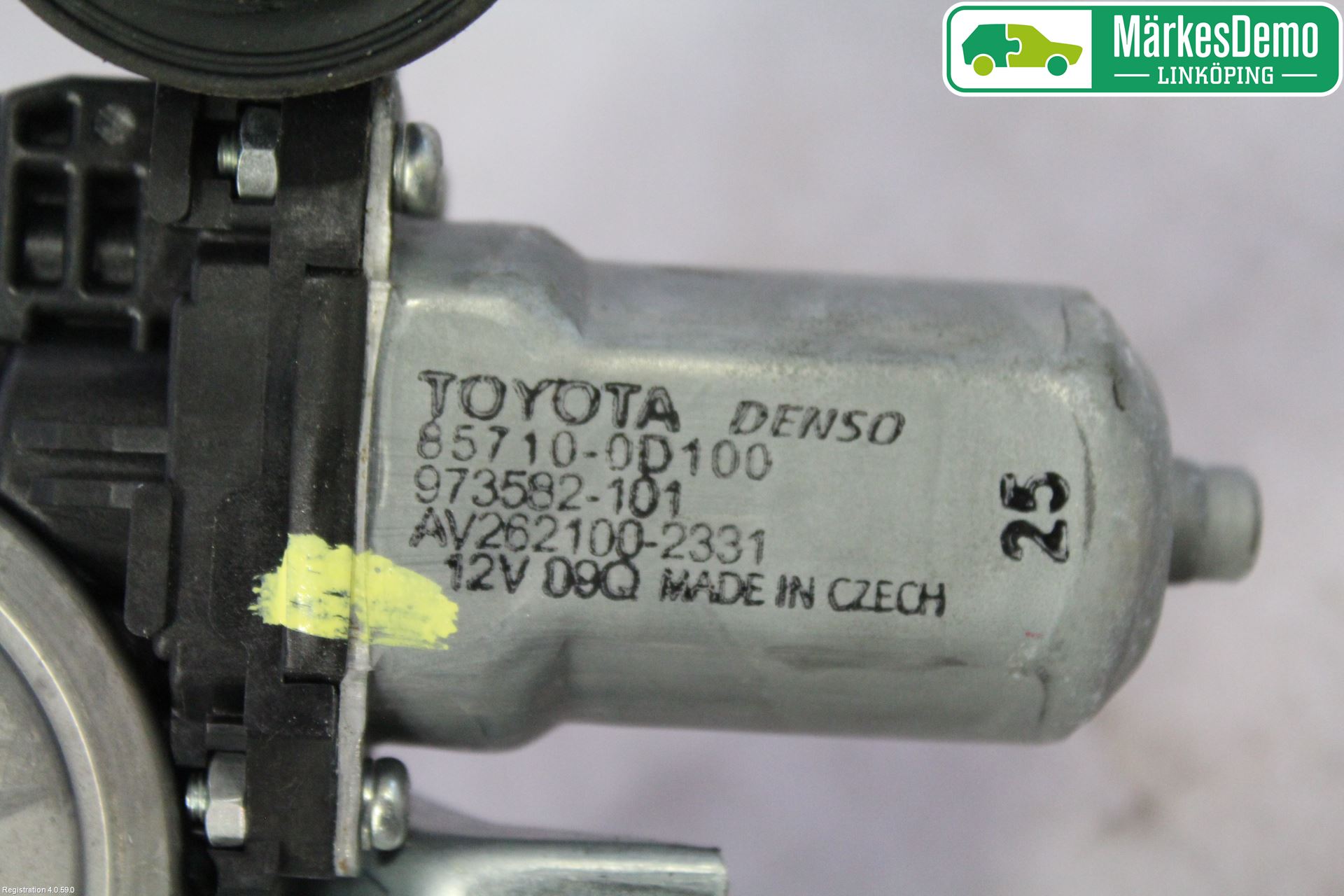 Toyota YARIS XP130 12-14 Vindusheis El Komp