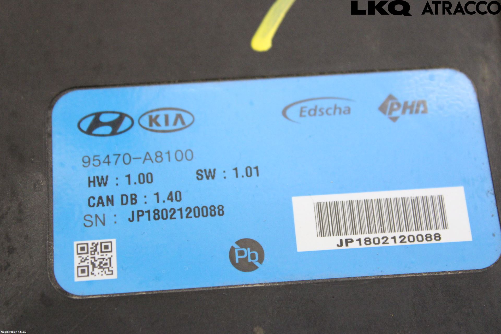 Kia OPTIMA 16-20 Styreenhet Bakluke