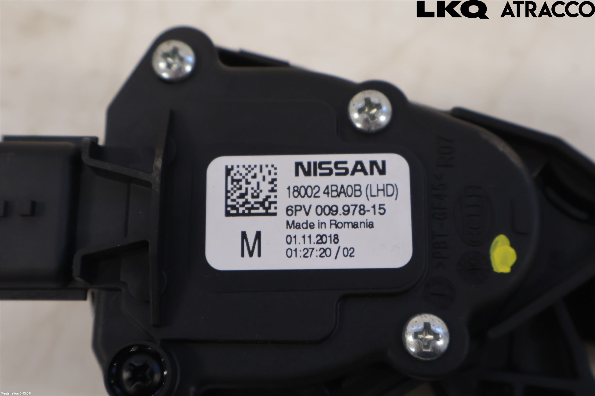 Nissan QASHQAI 17-21 Gasspedal