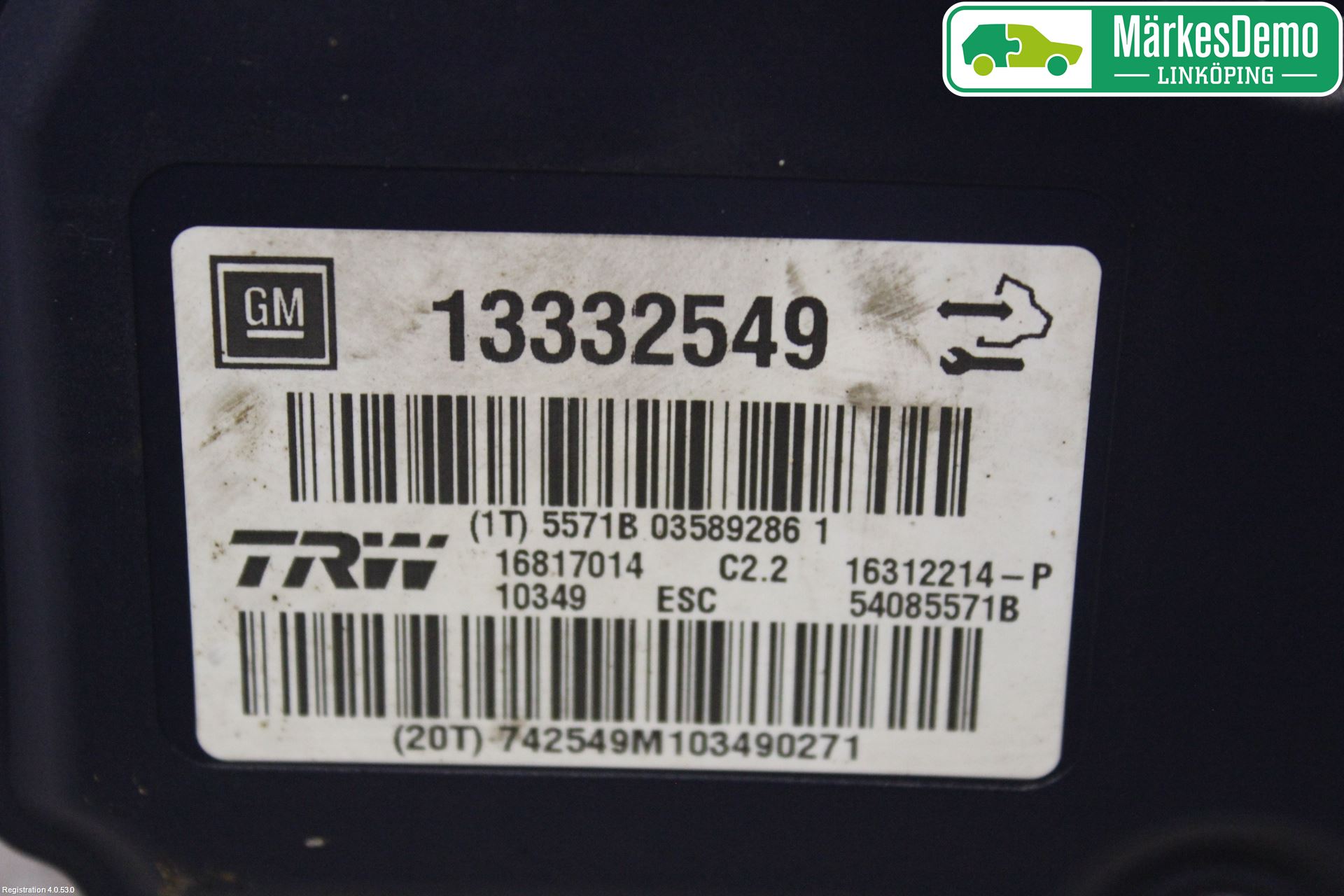 Saab 9-5 10-12 Abs Hydraulikkaggregat