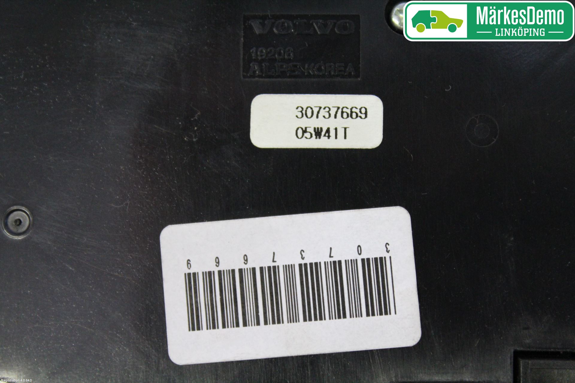 Volvo S40 04-07 Varme Ac Betjening-Display