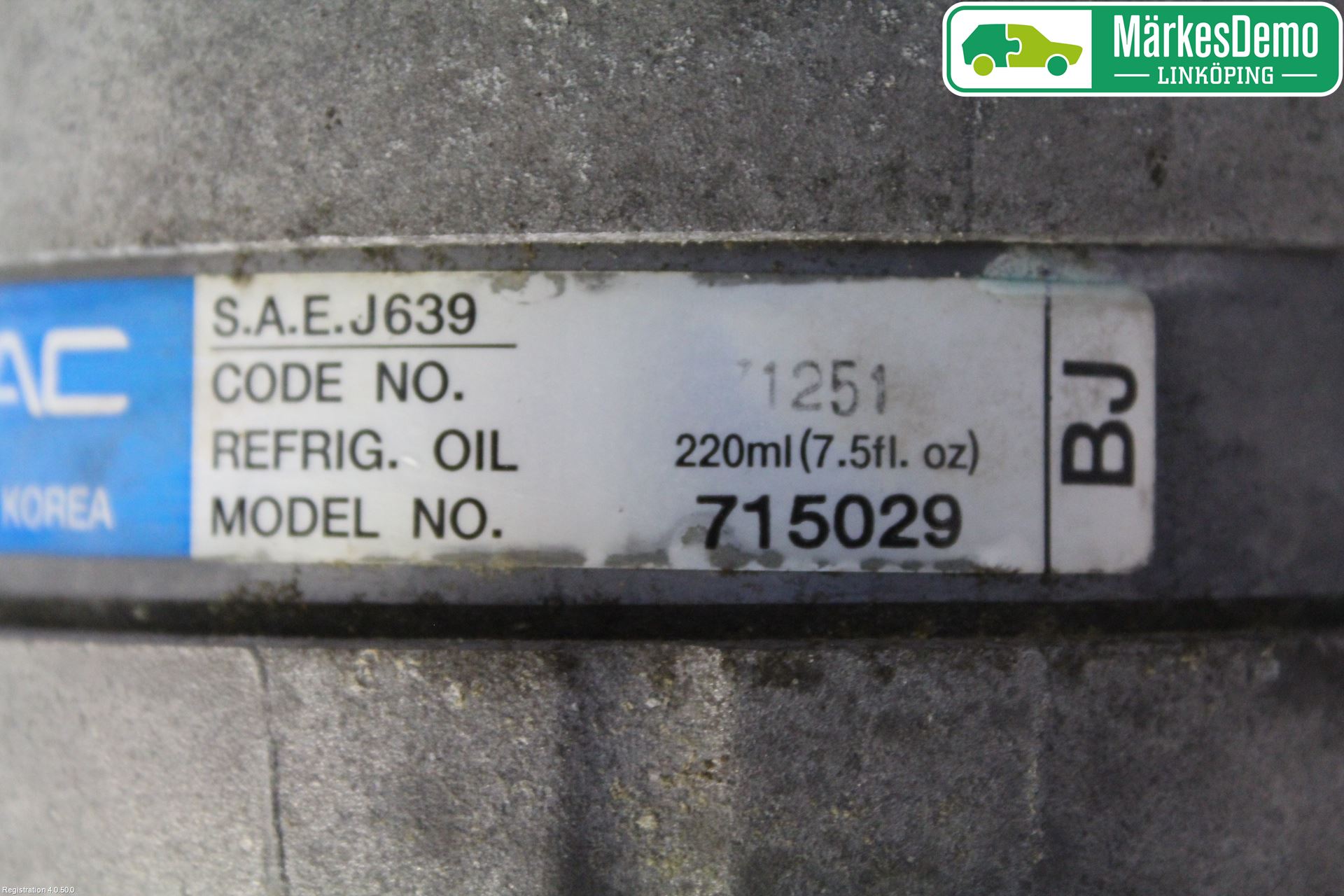 Chevrolet EVANDA Varme Ac Kompressor