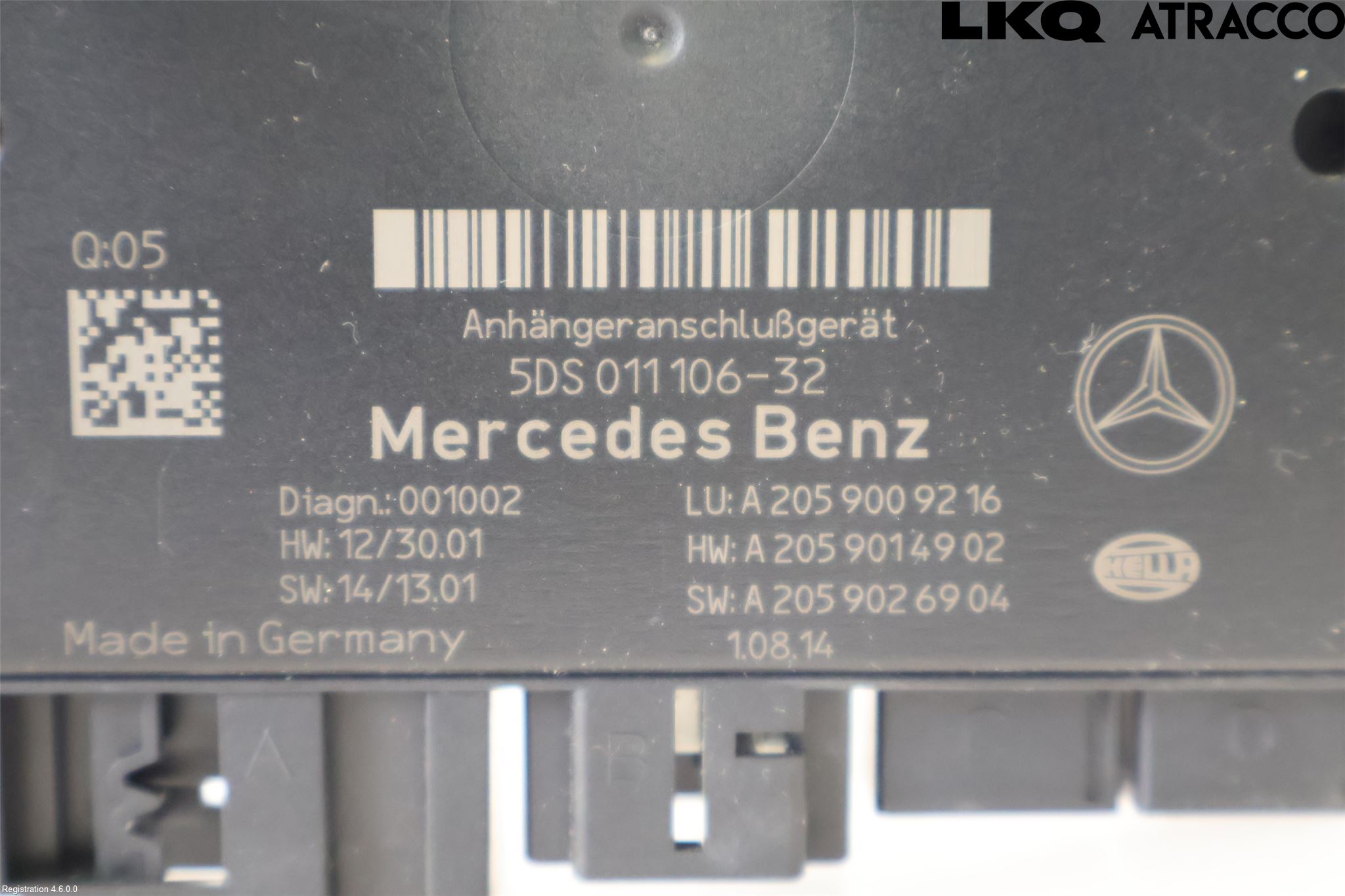 Mercedes-Benz MB C-KLASS (W205) 14-21 Styreenhet Tilhengerfeste