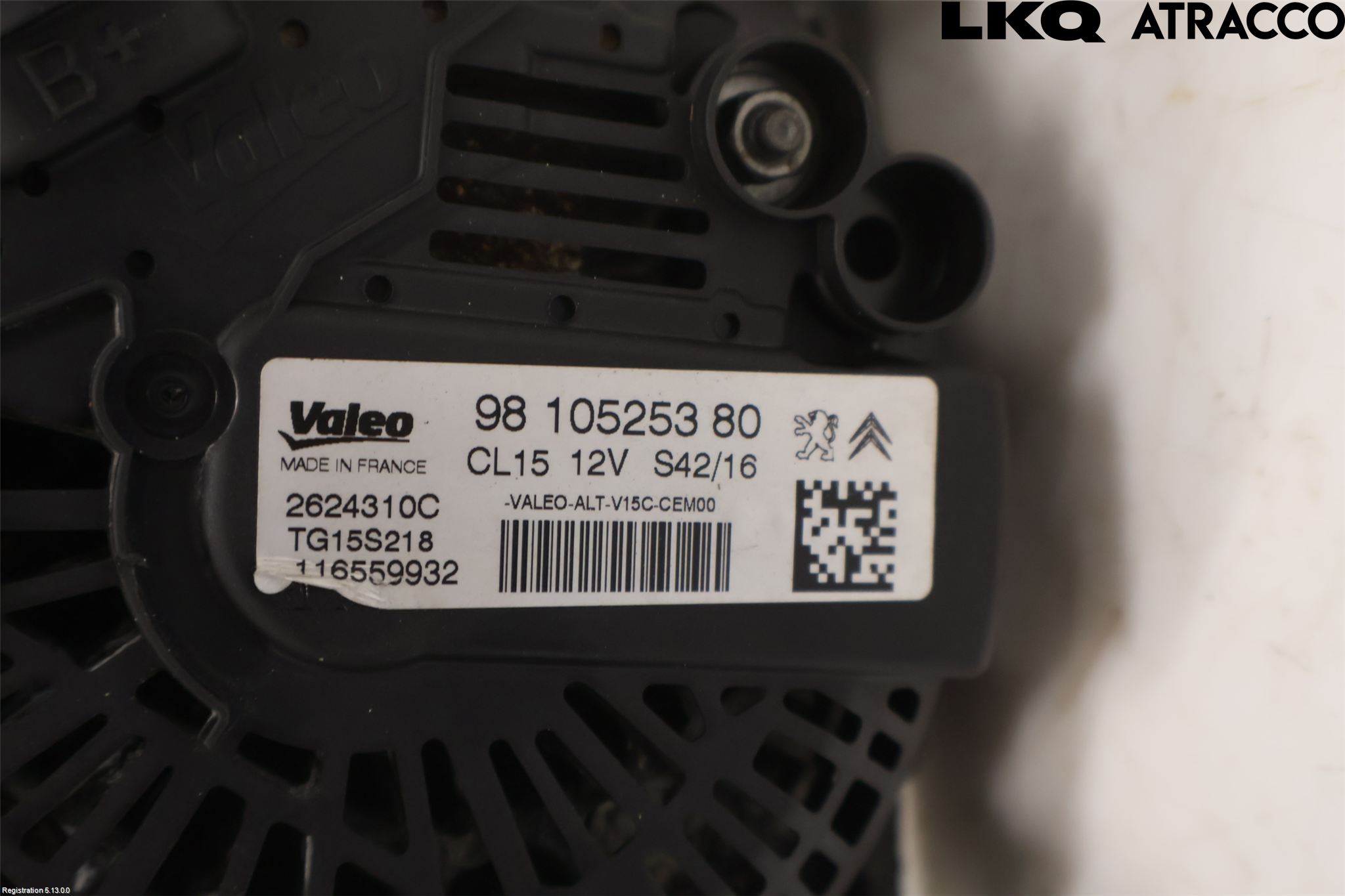 Citroen BERLINGO 08-18 Dynamo