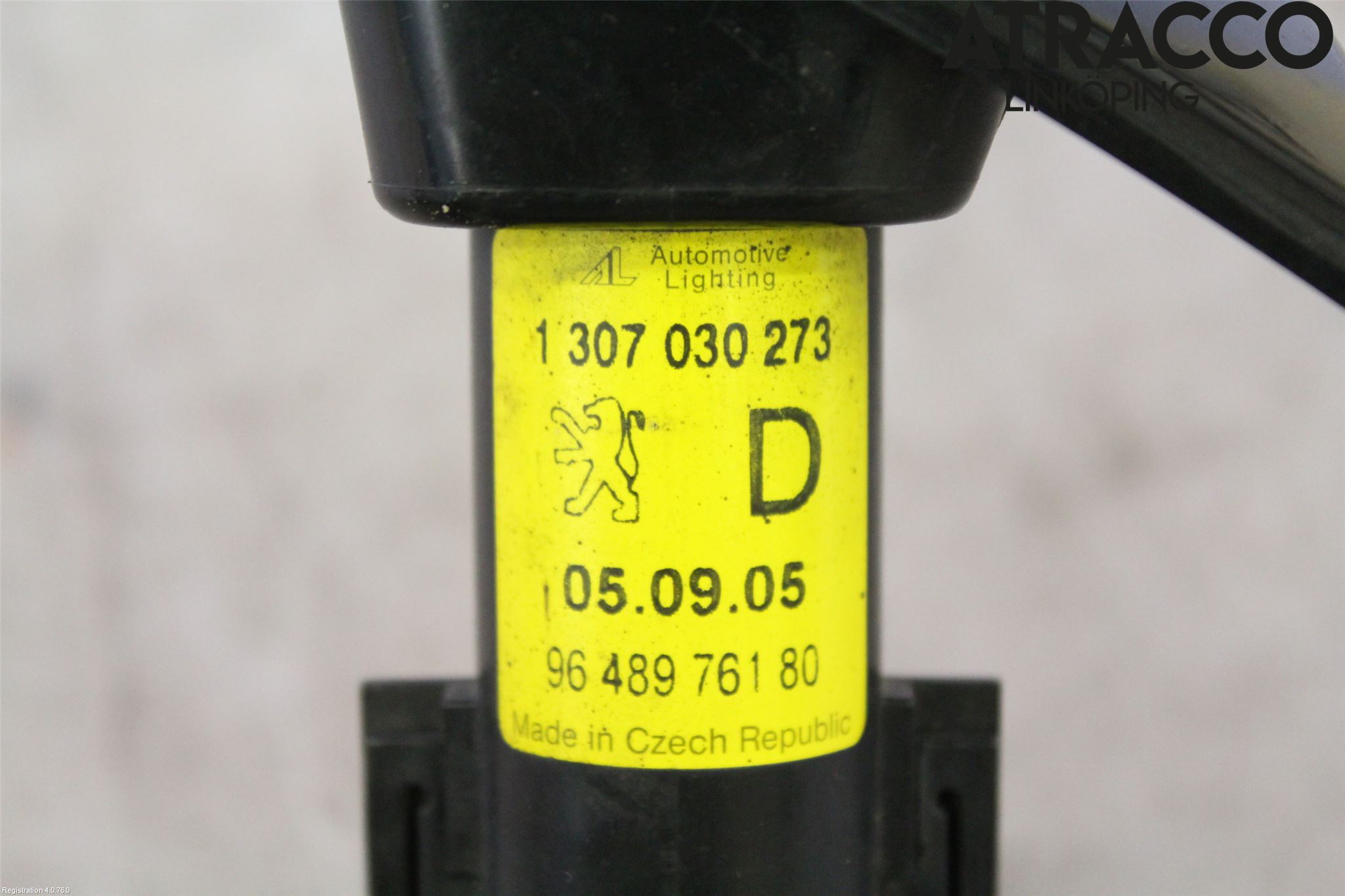 Peugeot 407 Spylerdyse Frontlykter