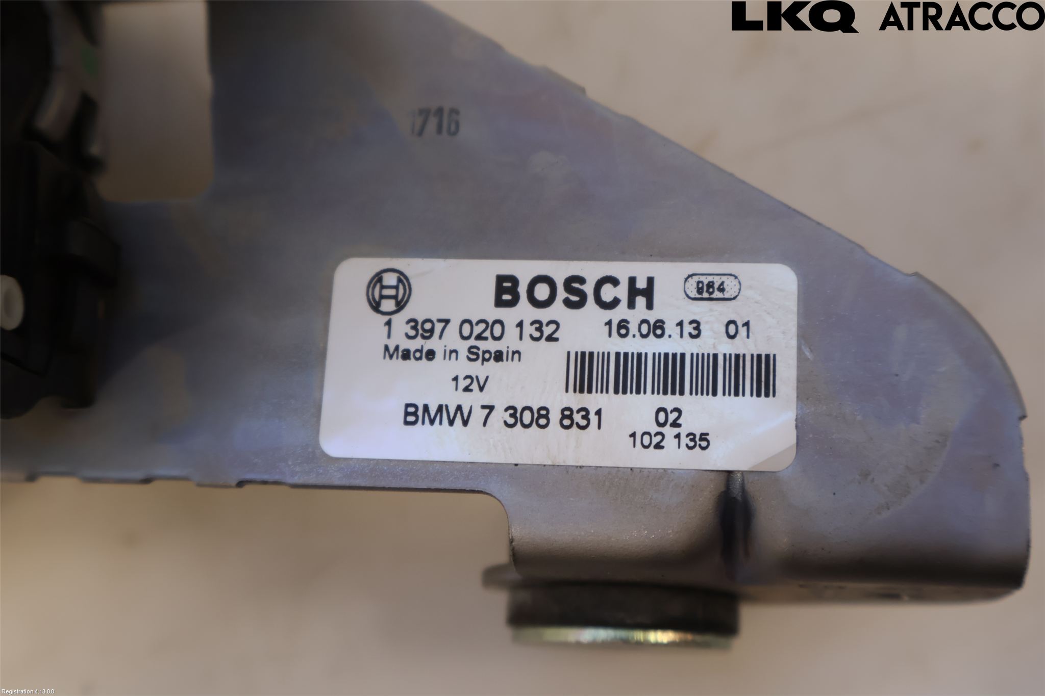 BMW 3 F30/F31/F80 12-19 Bakluke-Lokk Låsekasse