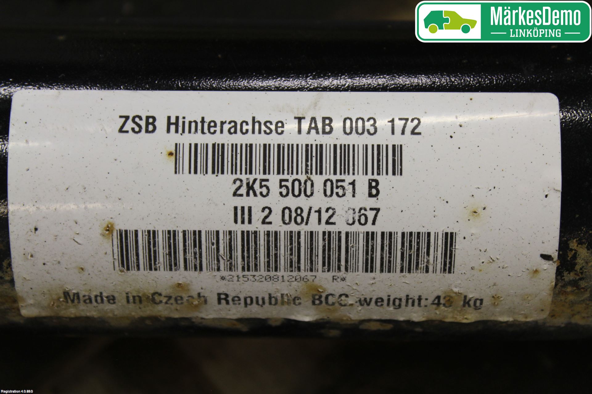 Volkswagen VW CADDY 11-15 Bakaksel