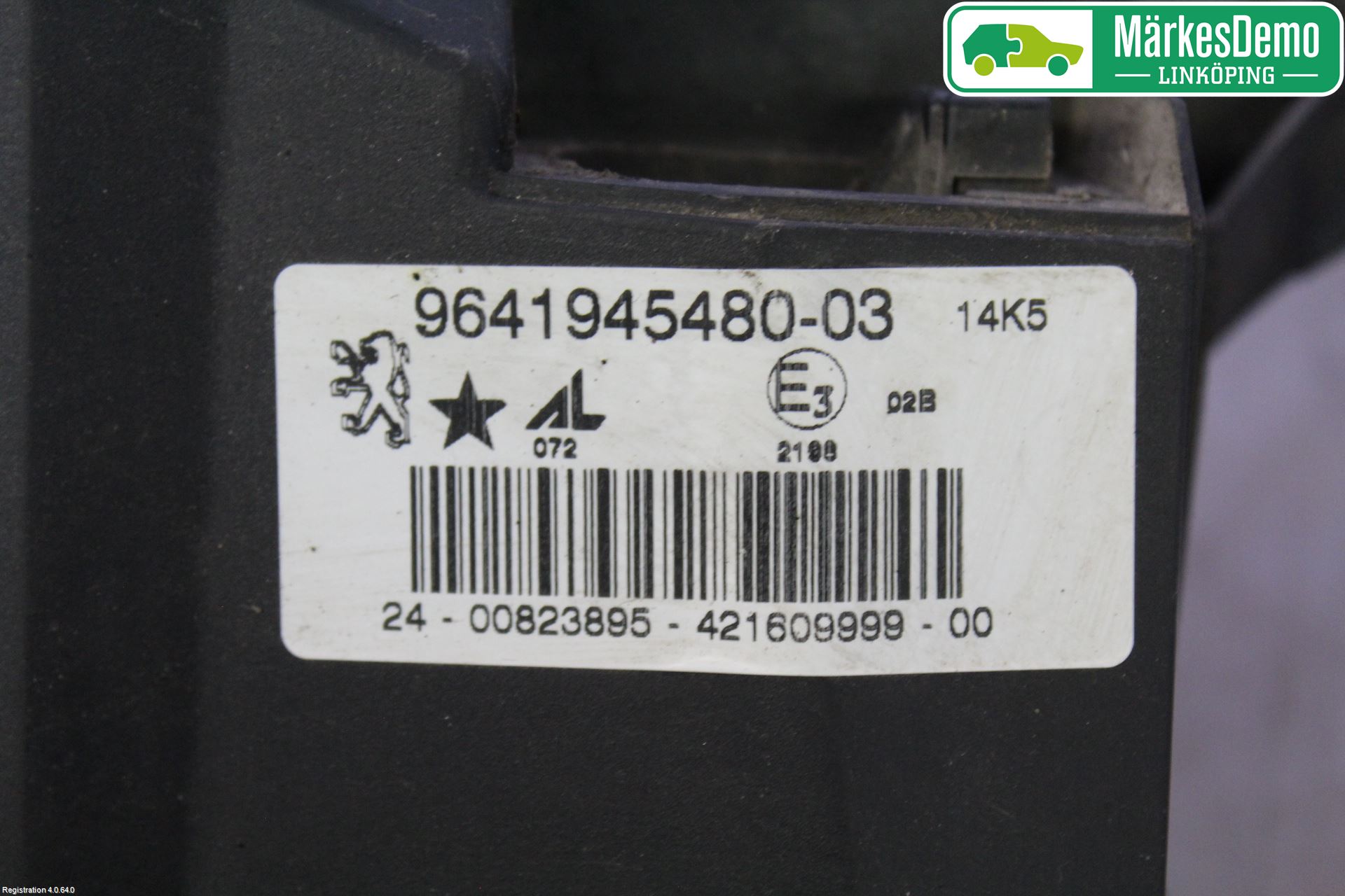 Peugeot 407 Frontlykt-Kurve-Tåkelys