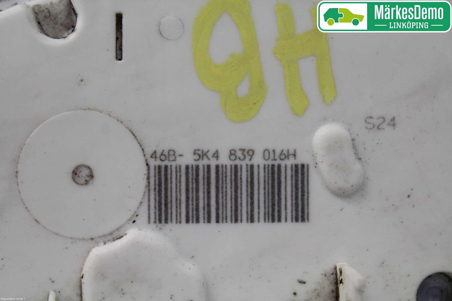 Volkswagen VW GOLF VI 09-13 Dørlås - Låsekasse