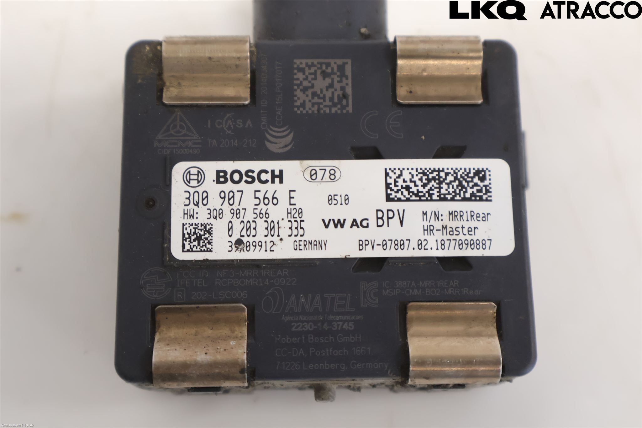 Volkswagen VW PASSAT 15-19 Sensor Kollisjonsbeskyttelse