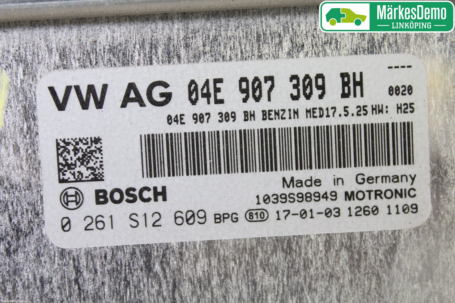 Volkswagen VW GOLF / E-GOLF VII 13-20 Styreenhet Innsprøytning
