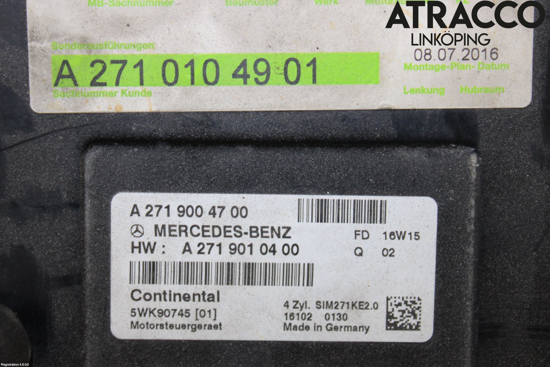Mercedes-Benz MB SPRINTER (W906) 06-18 Styreenhet Innsprøytning
