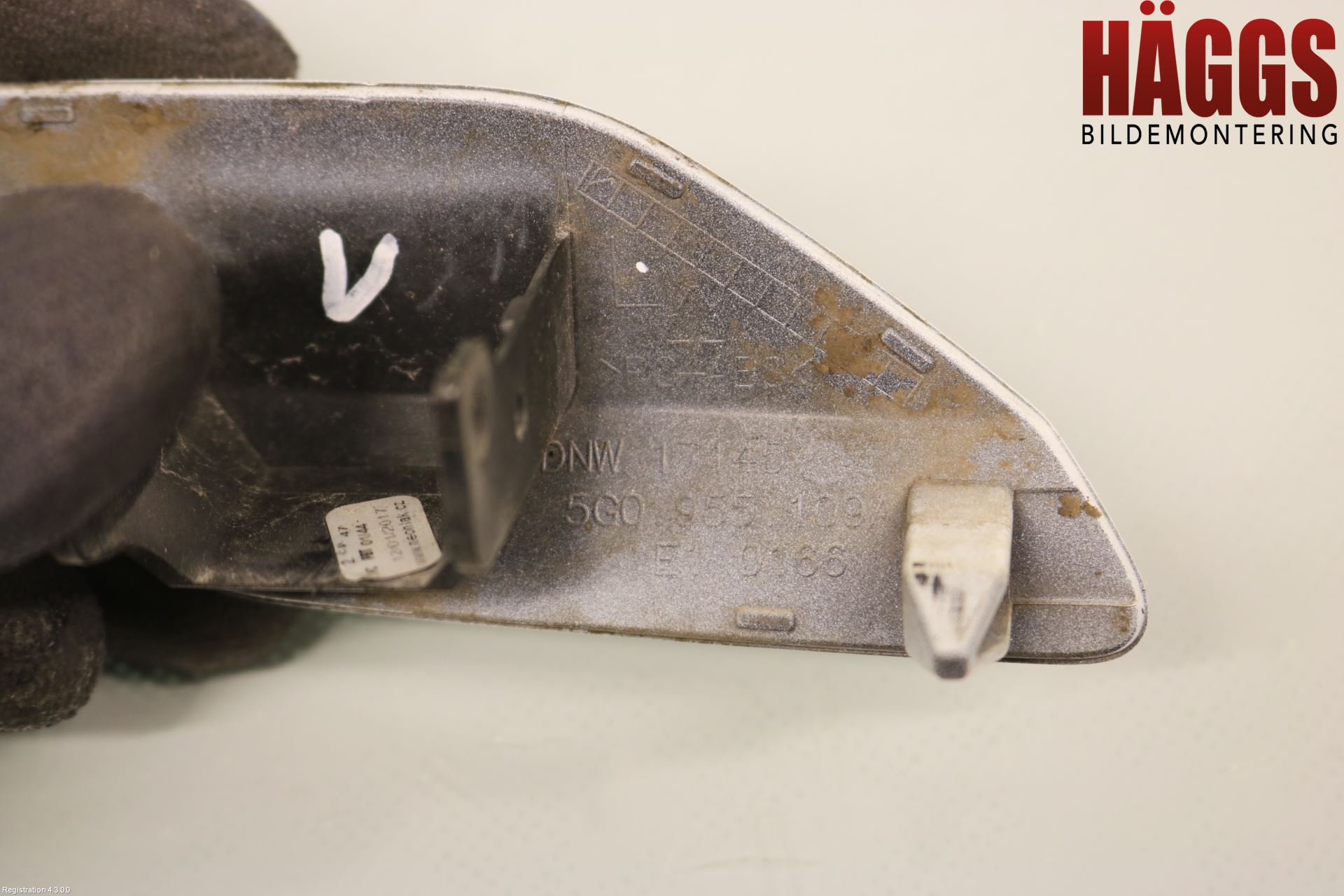 Volkswagen VW GOLF / E-GOLF VII 13-20 Spylerdyse Frontlykter