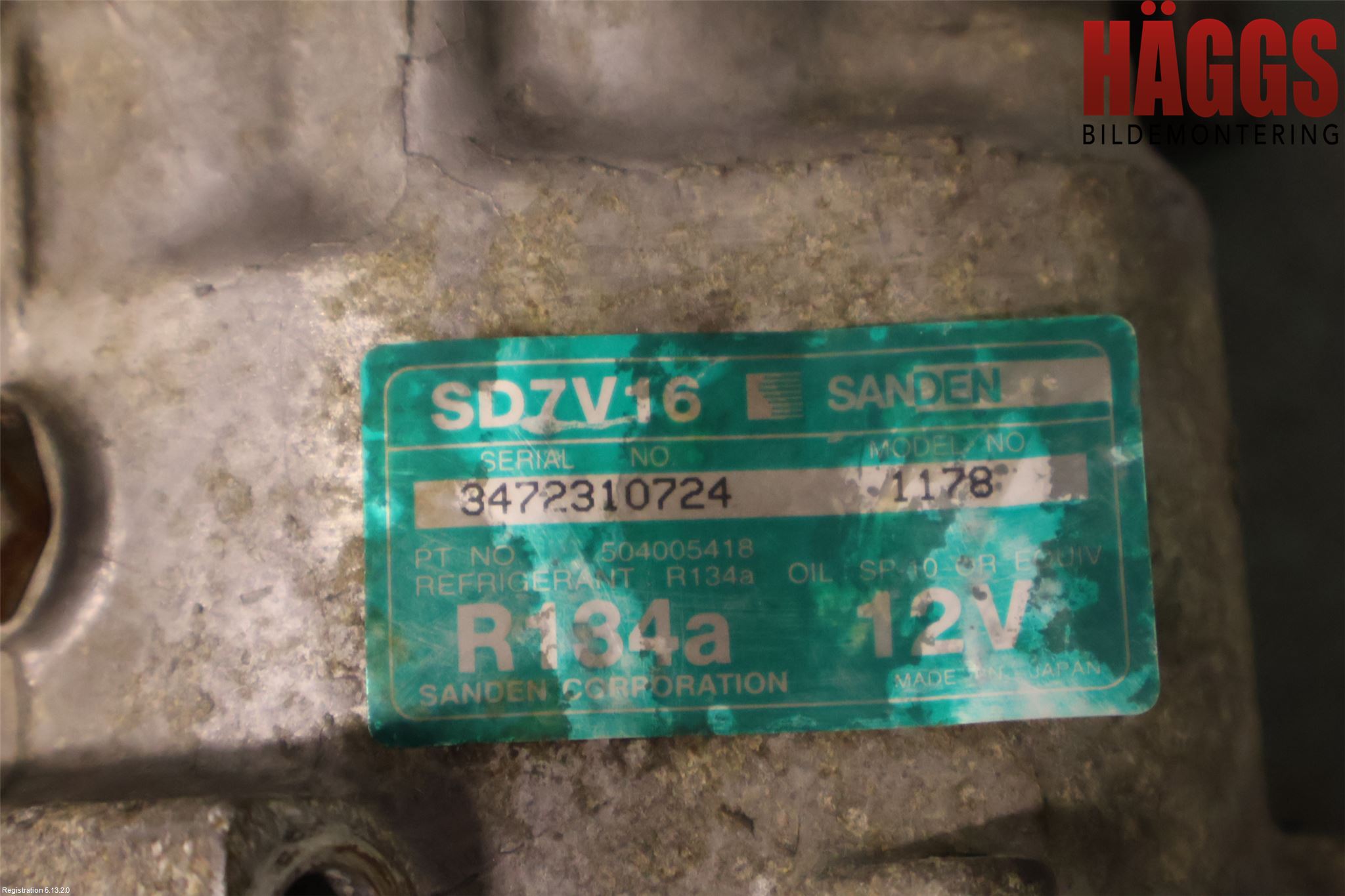 Fiat DUCATO 07-15 Varme Ac Kompressor