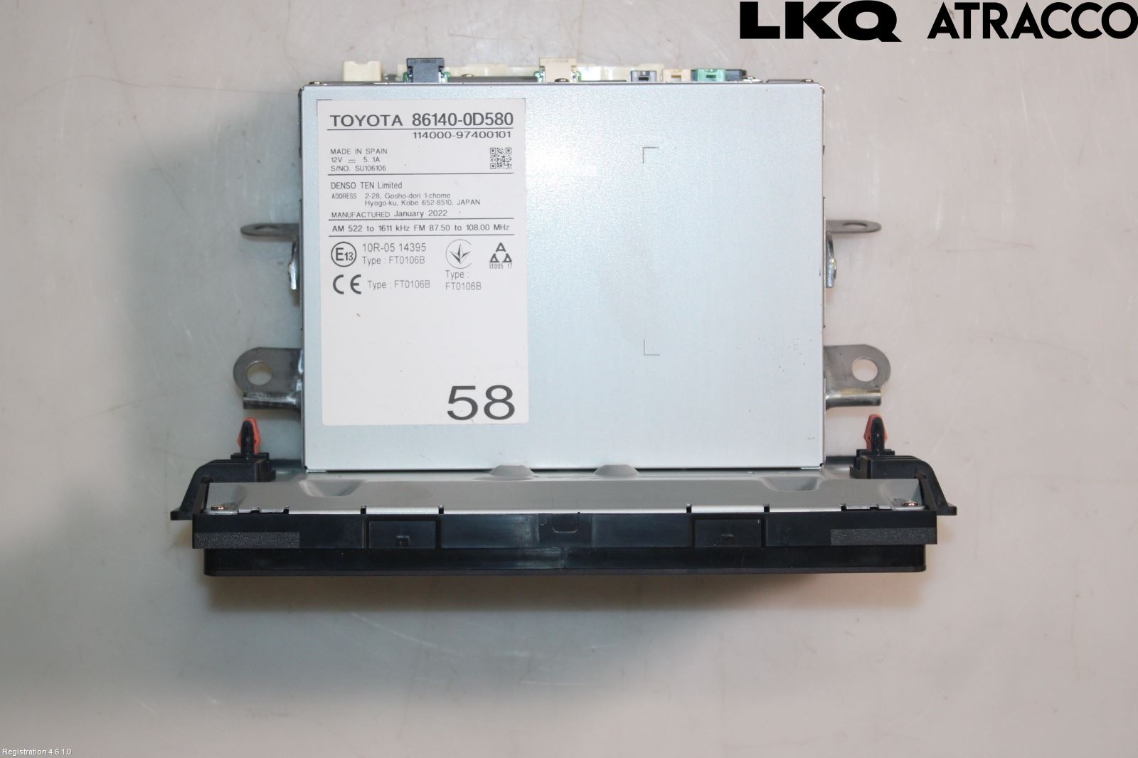 Toyota YARIS XP21 20- Stereo Radio Med Cd