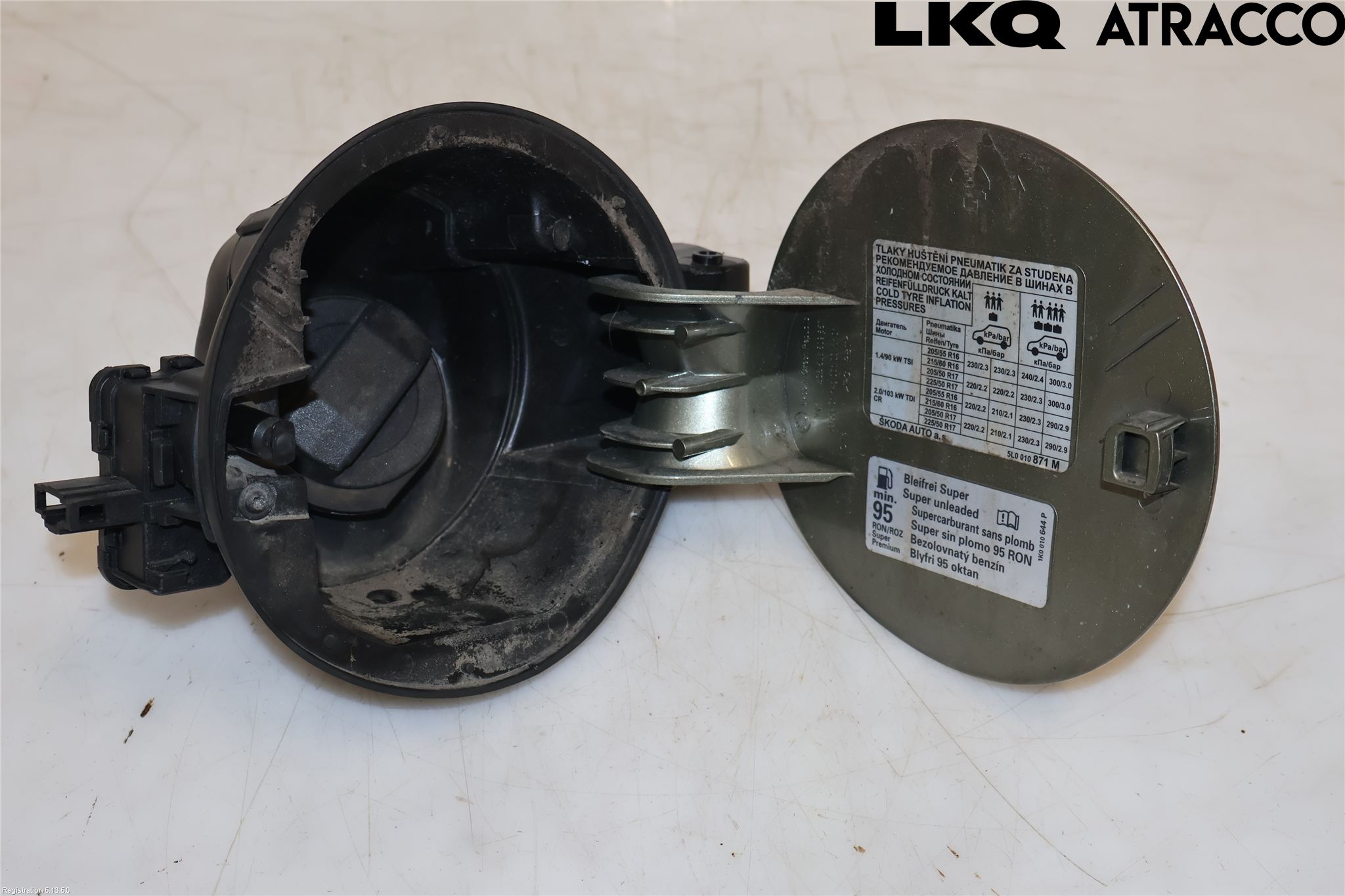 Skoda YETI Drivstoff Tankluke