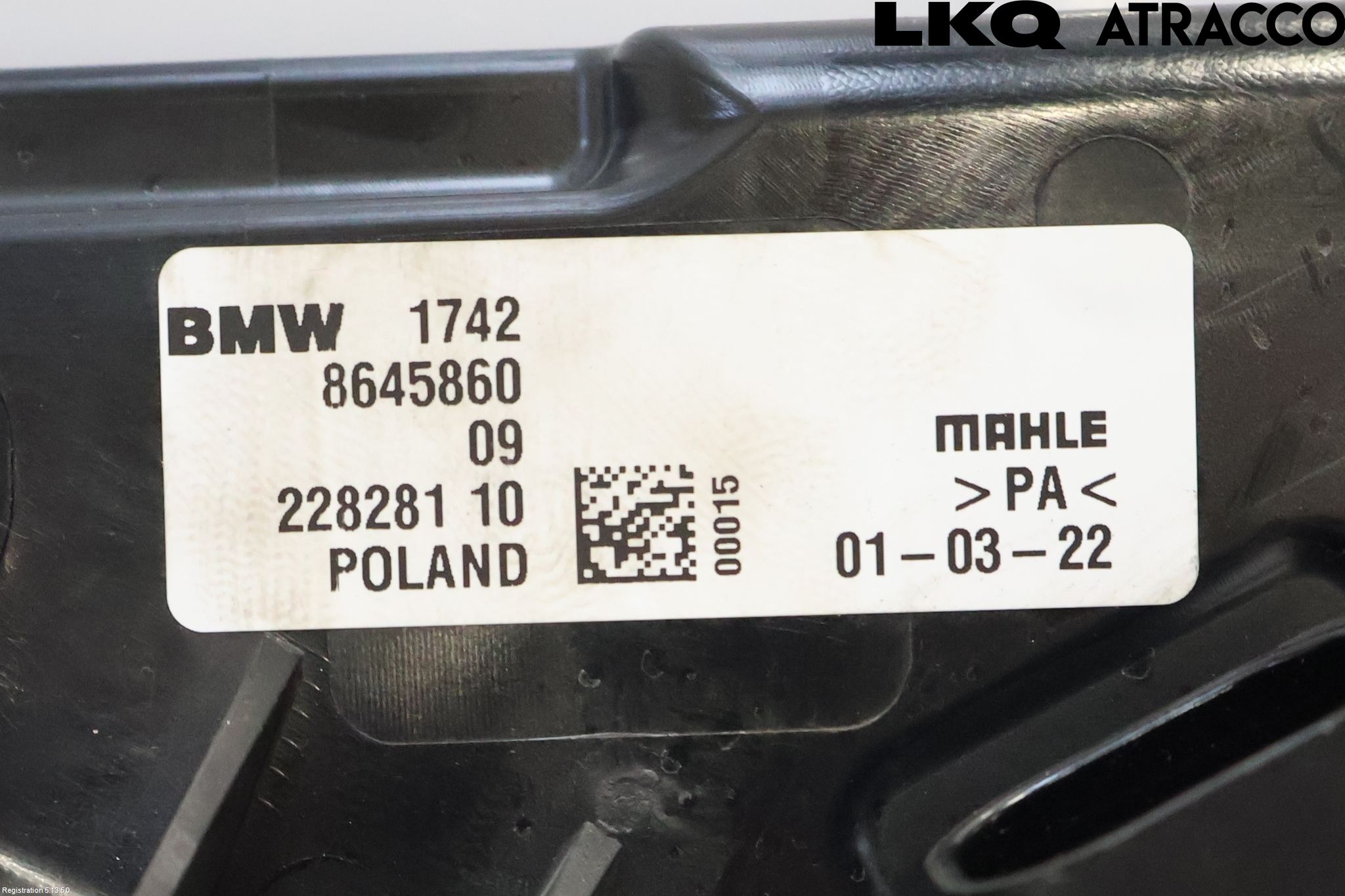 Mini COUNTRYMAN F60 17-23 Kjølevifte Elektrisk