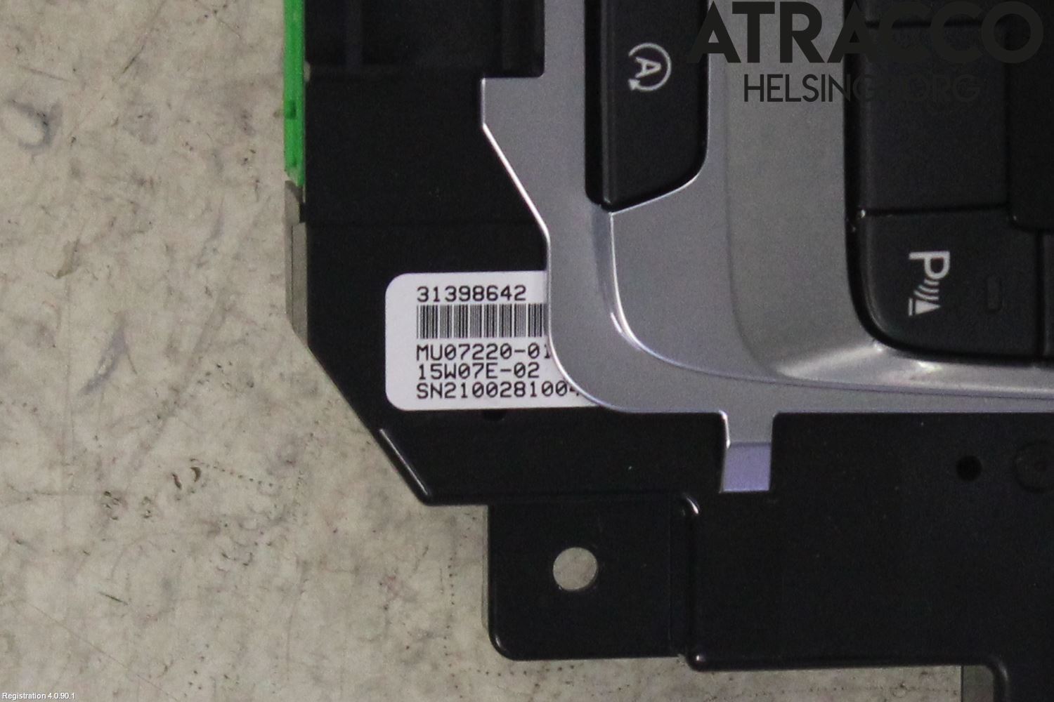 Volvo V40 12-19 Varme Ac Betjening-Display
