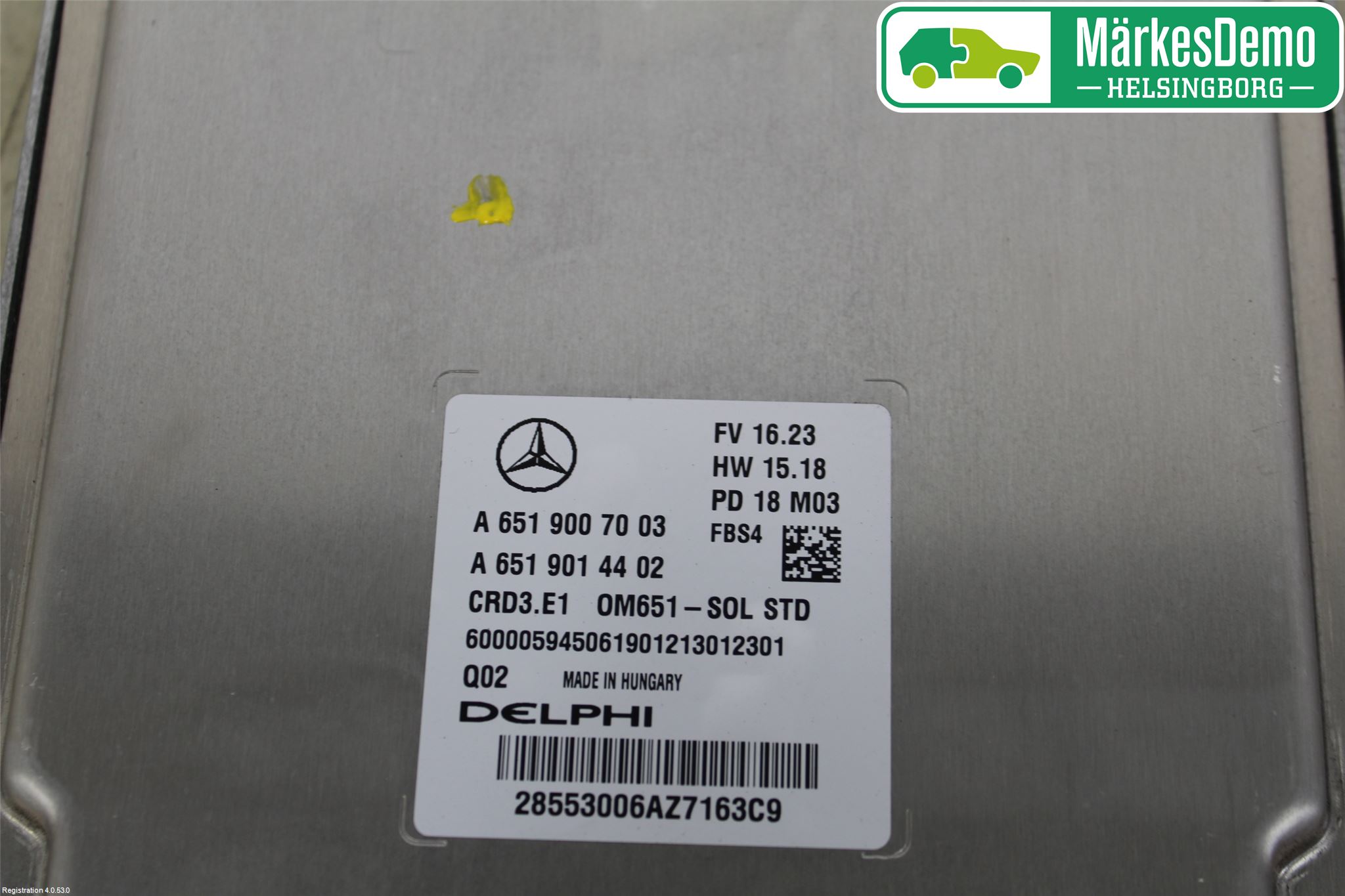 Mercedes-Benz MB A-KLASS (W176) 13-18 Styreenhet Innsprøytning