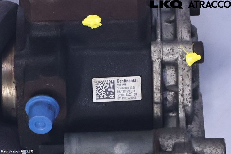Volkswagen VW TOURAN 10-15 Drivstoff Dieselpumpe Hoved