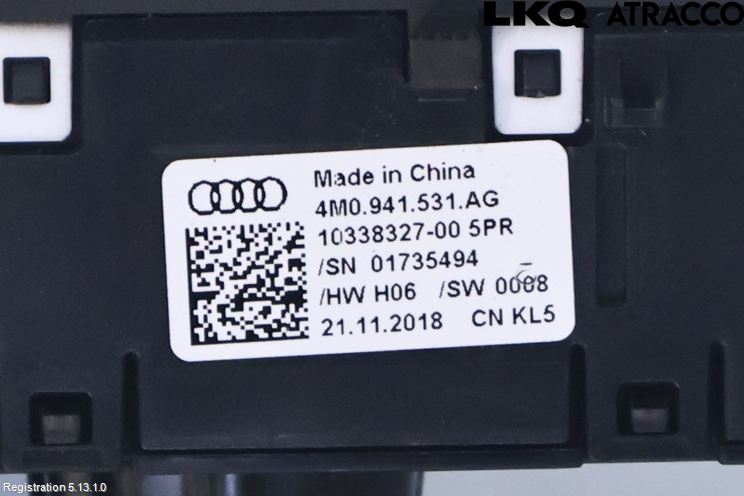 Audi A4 ALLROAD 17- Bryter Hovedlys