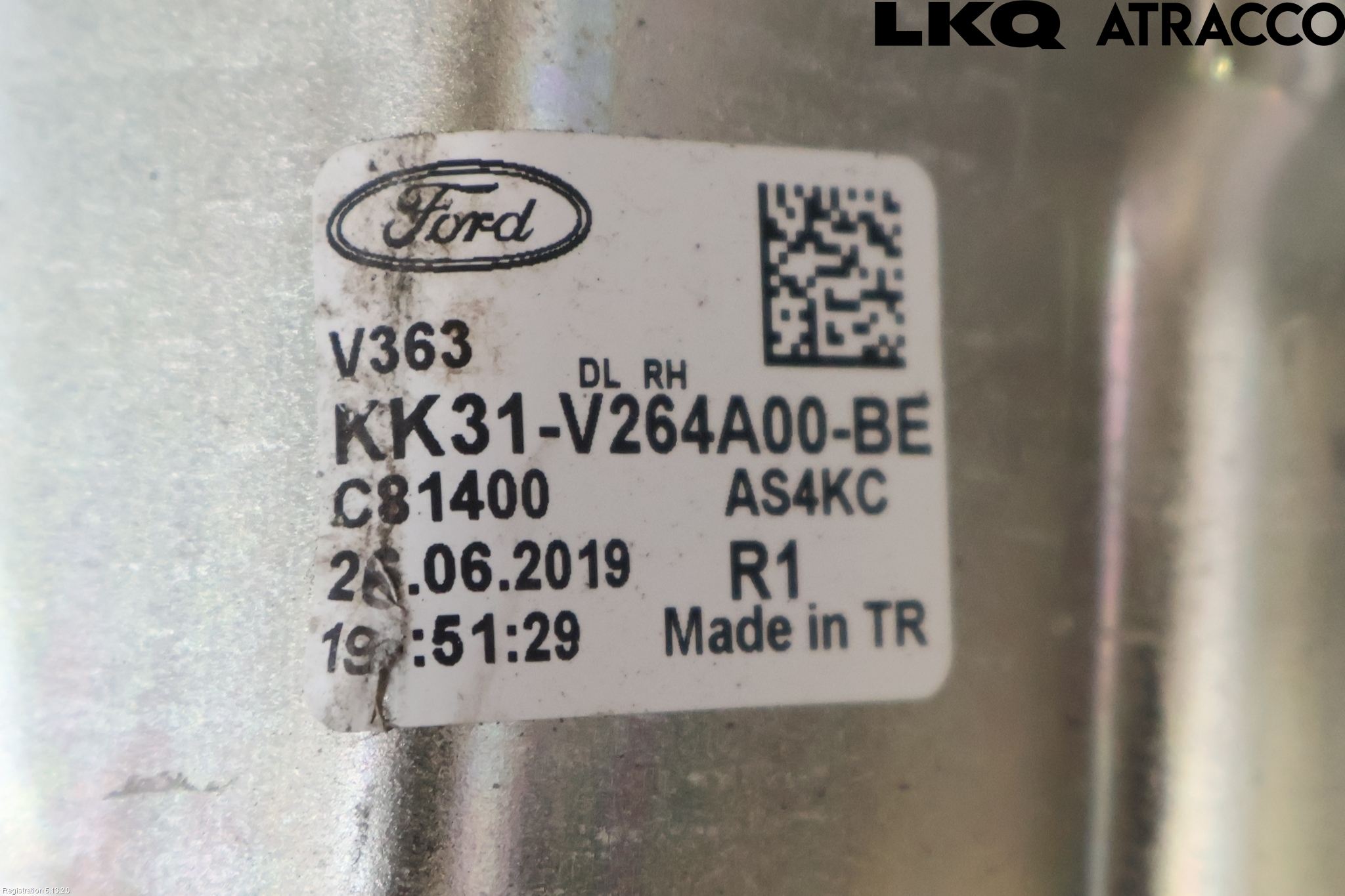 Ford TRANSIT/TOURNEO CUSTOM 13-24 Dørlås - Låsekasse