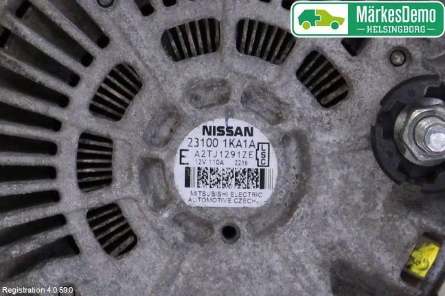Nissan JUKE 10-14 Dynamo